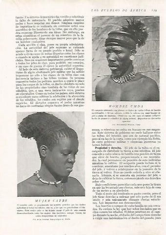 LAMINA 15704: Hombre umda y mujer cafre