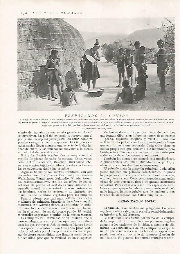 LAMINA 15702: Preparando la comida en Natal