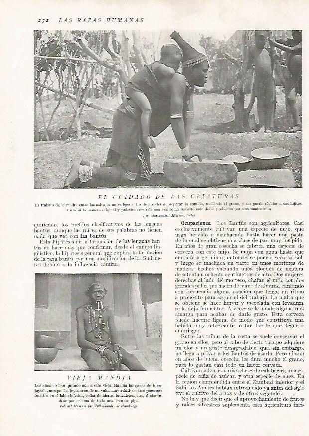 LAMINA 15700: Madre zulu y mujer mandja