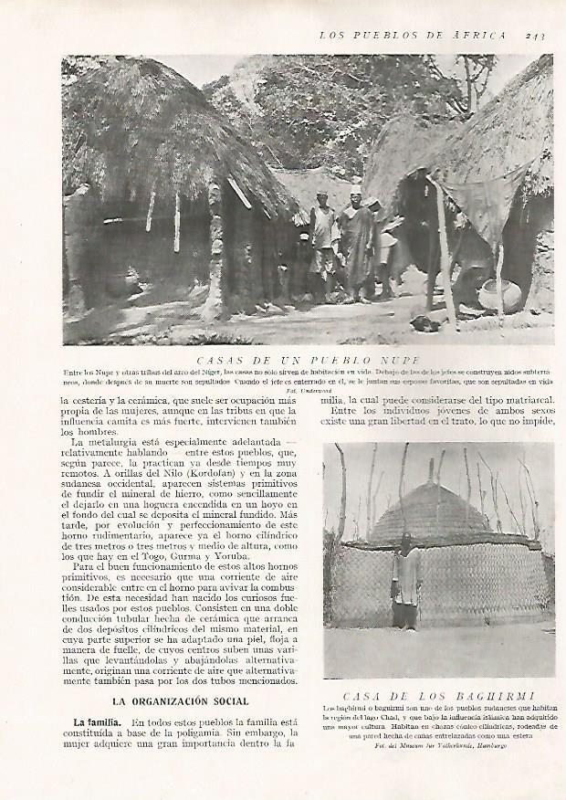 LAMINA 15682: Casas Nupe y Baghirmi