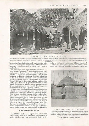 LAMINA 15682: Casas Nupe y Baghirmi