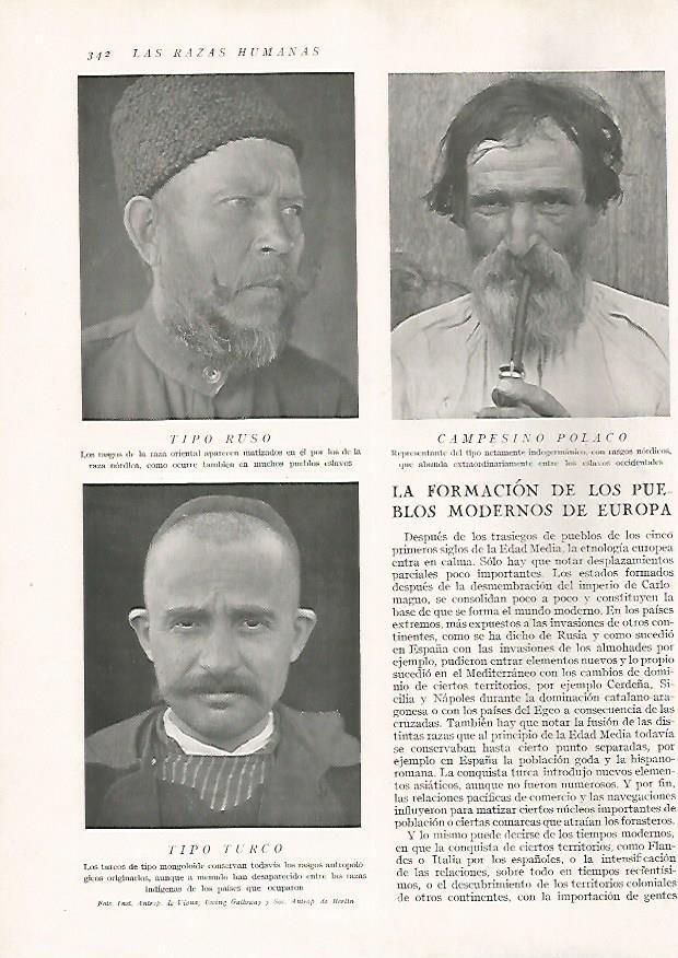 LAMINA 15737: Hombre de Rusia, campesino de Polonia y hombre de Turquia