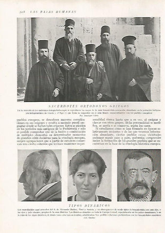 LAMINA 15727: Sacerdotes ortodoxos de Grecia