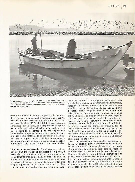 LAMINA 15363: Pescadores en Japon