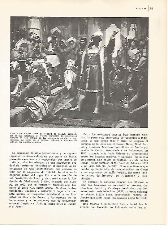 LAMINA 15344: Vasco de Gama ante el principe de Calicut