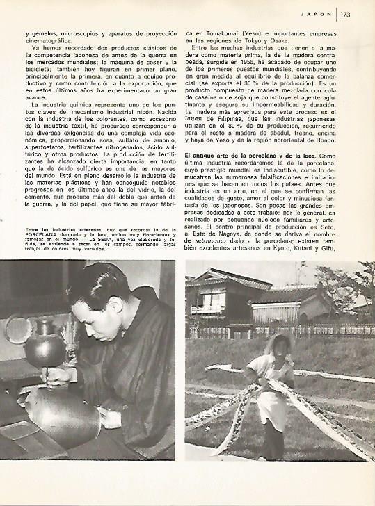 LAMINA 15371: Porcelana y seda en Japon