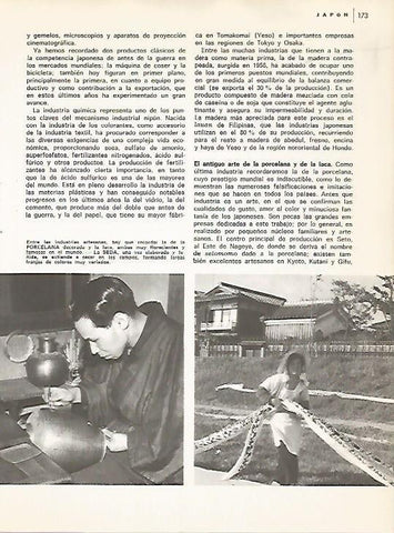 LAMINA 15371: Porcelana y seda en Japon