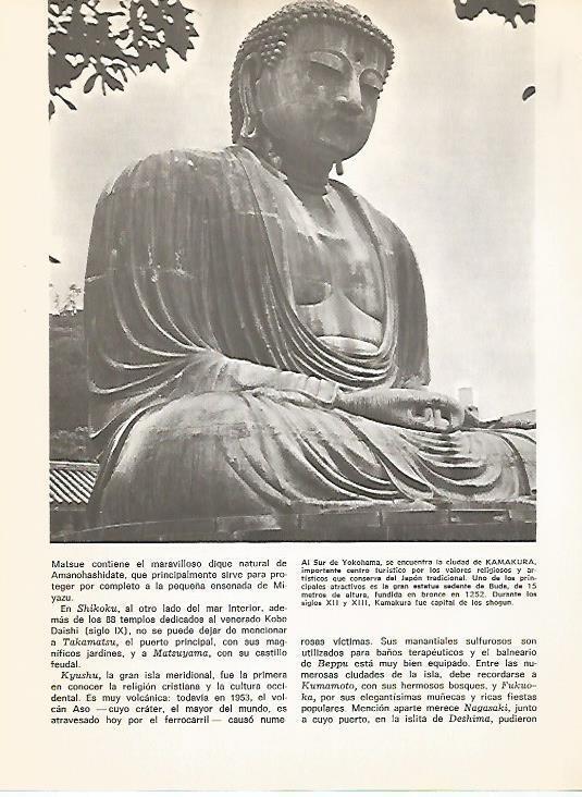 LAMINA 15398: Estatua de Buda en Kamakura, Japon