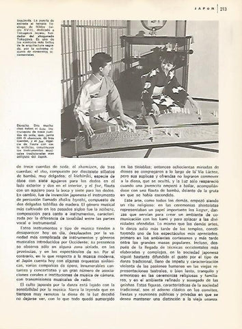 LAMINA 15393: Tocando el koto