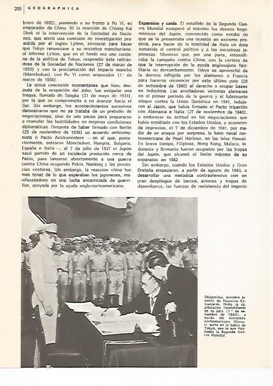 LAMINA 15385: Firma de la capitulacion de Japon en 1945