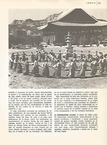 LAMINA 15404: Danza tradicional Kang gang suwollae