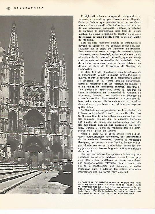 LAMINA 15291: Catedral de Burgos