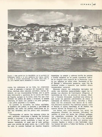 LAMINA 15302: Puerto de La Guardia, Pontevedra