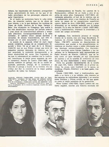 LAMINA 15287: Fernan Caballero, Pereda y Menendez y Pelayo