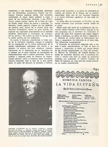 LAMINA 15284: Calderon de la Barca
