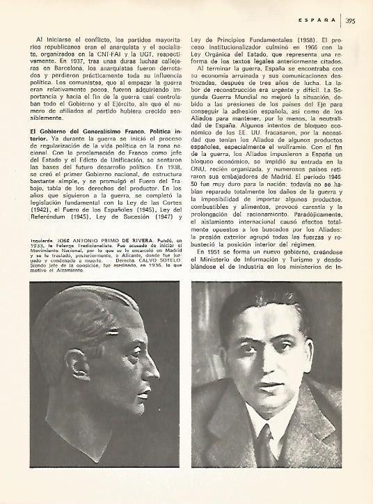 LAMINA 15280: Primo de Rivera y Calvo Soltelo