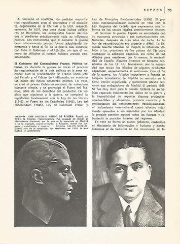 LAMINA 15280: Primo de Rivera y Calvo Soltelo