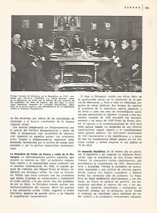LAMINA 15279: Primer Consejo de Ministros de la Republica en 1931