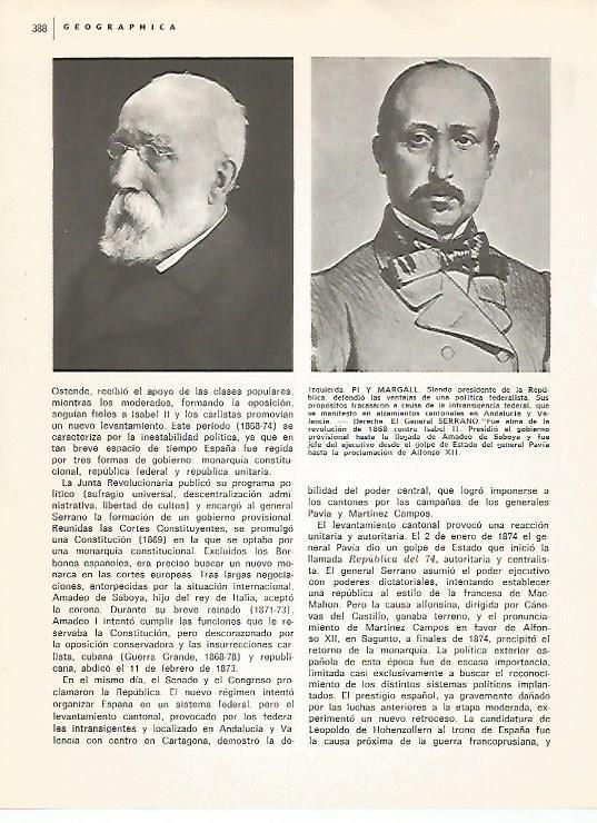 LAMINA 15276: Pi i Margall y el General Serrano