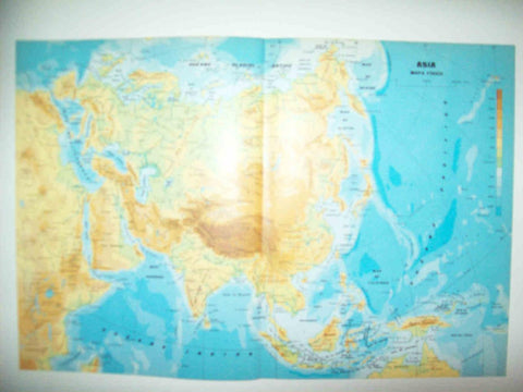LAMINA 15329: Mapa fisico de Asia