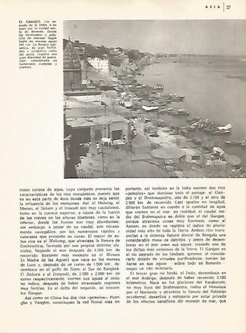 LAMINA 15327: El rio Ganges en Benares, India