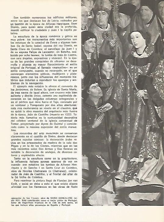 LAMINA 15316: Adoracion de San Vicente, por Nuño Gonçalves