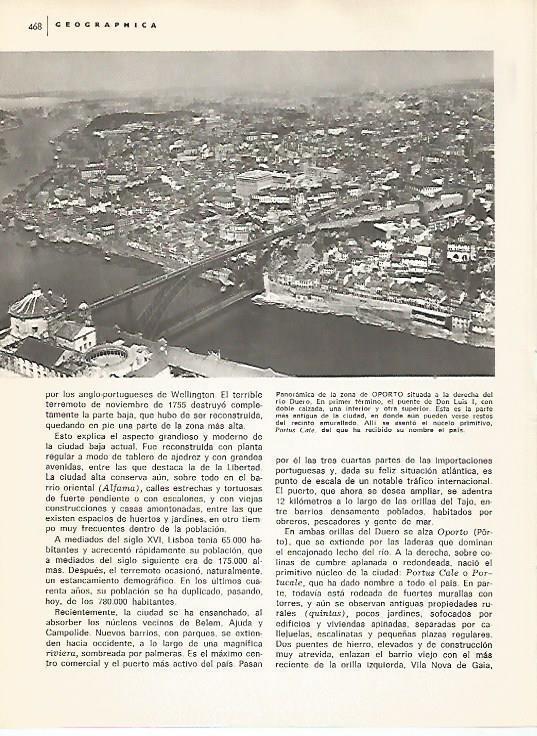 LAMINA 15311: Vista de Oporto