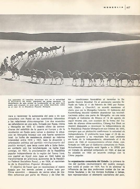 LAMINA 15504: Caravana de camellos en el desierto de Gobi