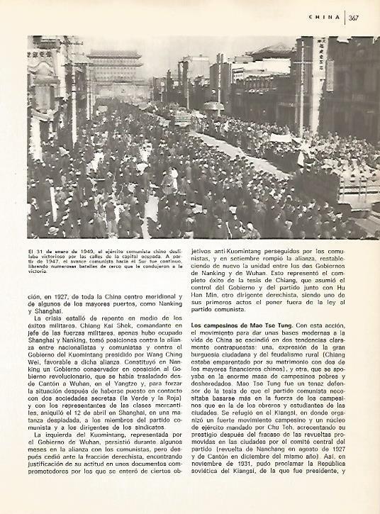 LAMINA 15477: Desfile del ejercito de China en 1949