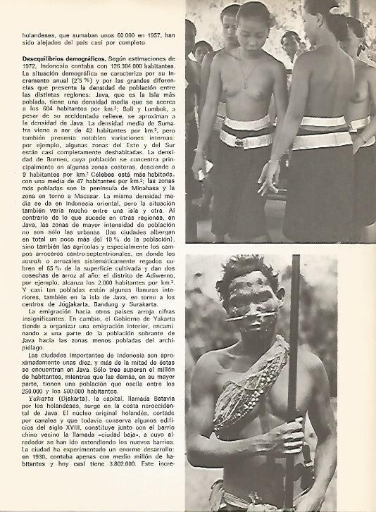 LAMINA 15533: Habitantes de Indonesia