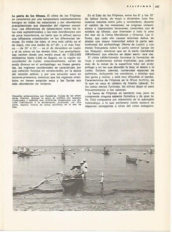 LAMINA 15520: Barcas con flotadores en Filipinas