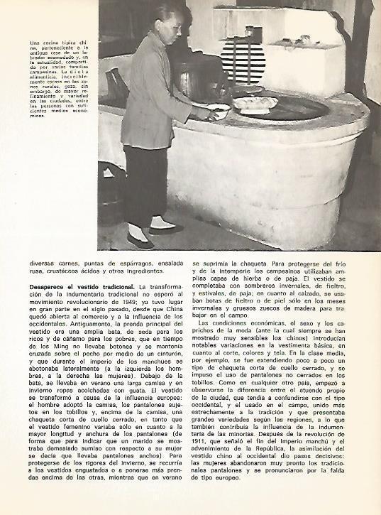 LAMINA 15437: Cocina tipica de China