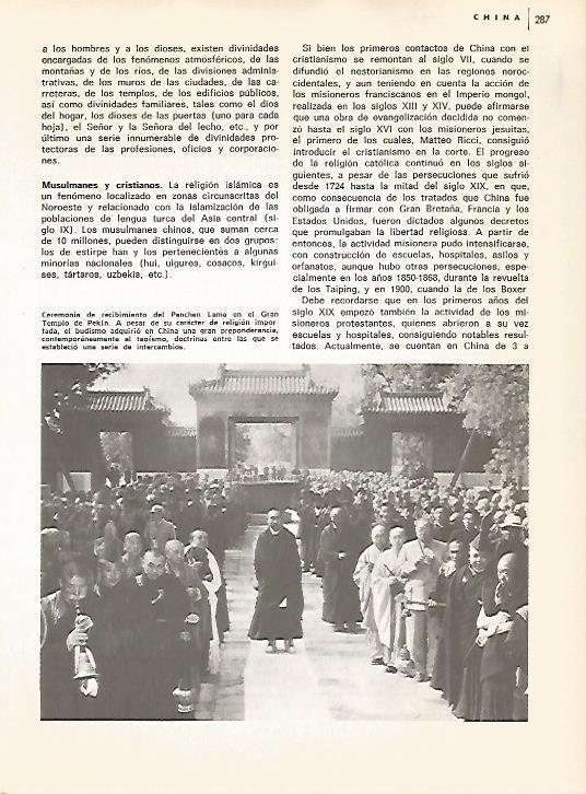 LAMINA 15434: Ceremonia del Panchen Lama en Pekin