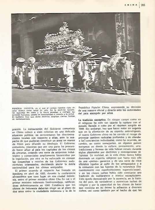 LAMINA 15433: Funeral taoista en China