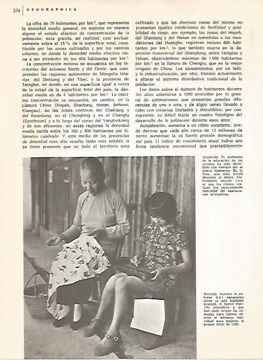 LAMINA 15427: Niña con abaco en China