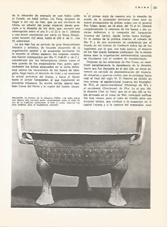LAMINA 15469: Recipiente de bronce de la dinastia Chou