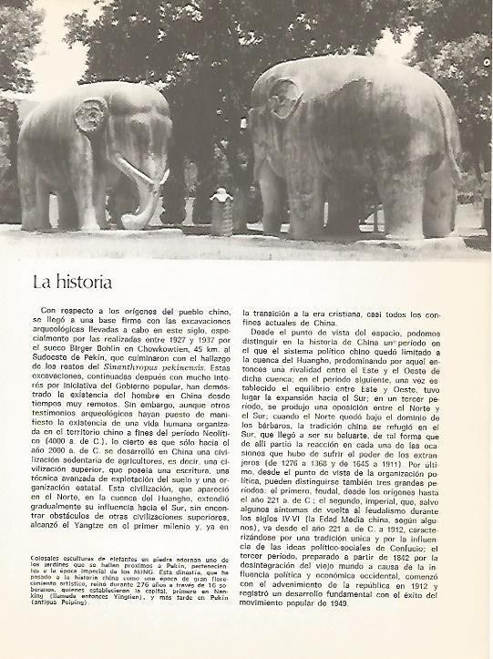 LAMINA 15468: Esculturas de elefantes en los jardines de Pekin