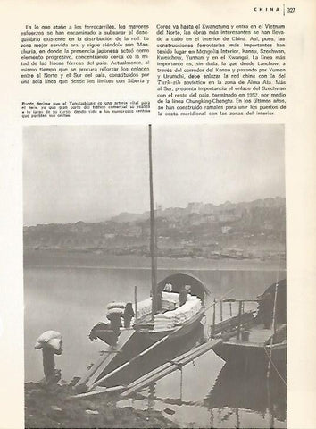 LAMINA 15456: Comercio fluvial en China