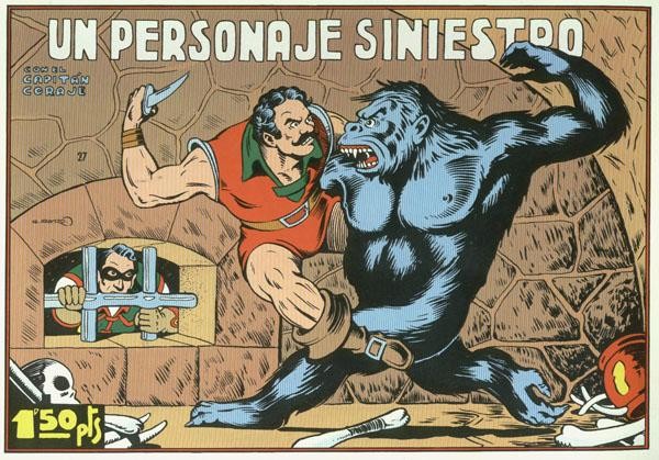 Iranzo: El Capitan Coraje facsimil numero 27: Un personaje siniestro