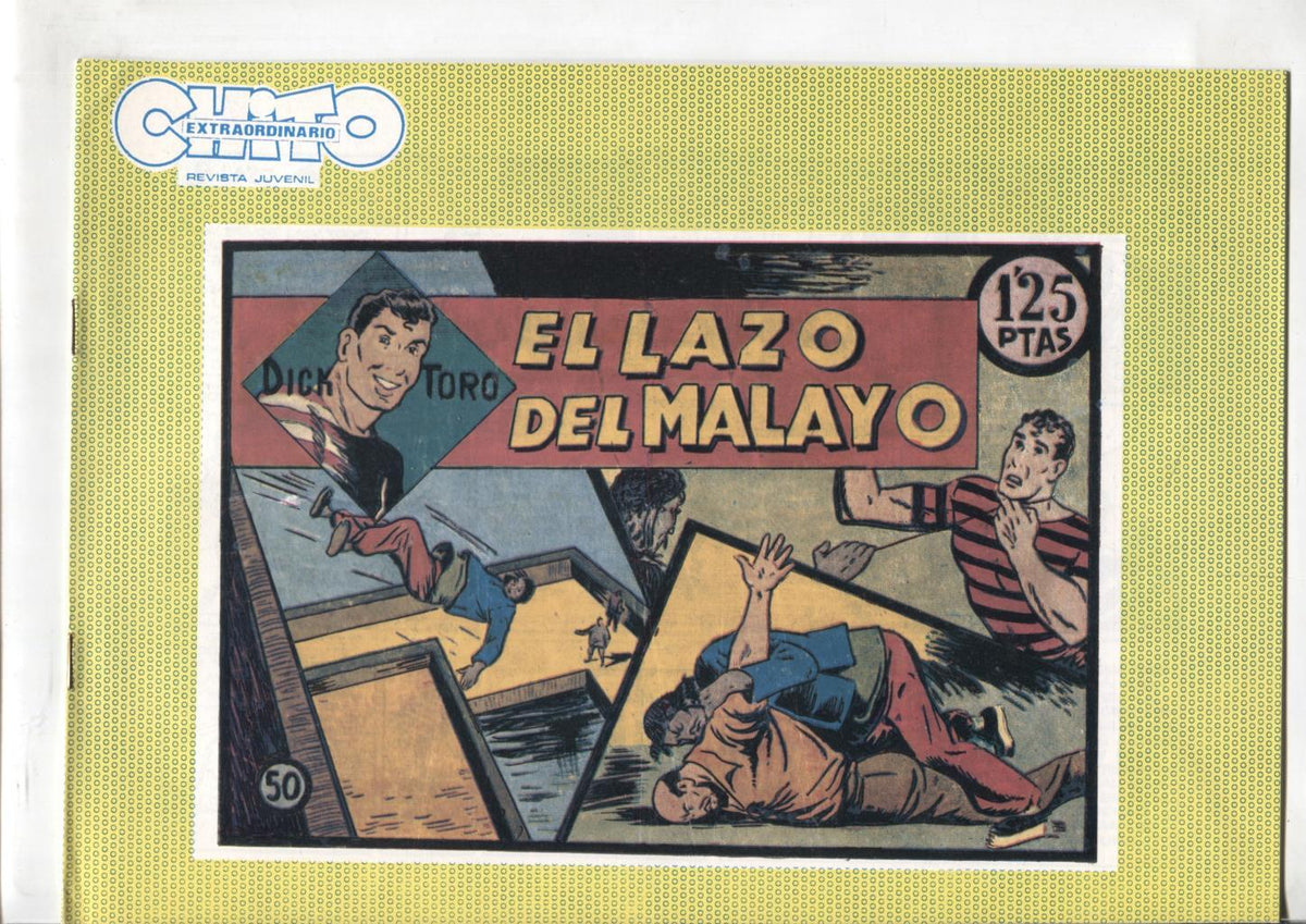 Dick Toro facsimil numero 50: El lazo del Malayo, trasera dibujo baile: Ball del Ram