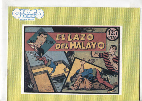 Dick Toro facsimil numero 50: El lazo del Malayo, trasera dibujo baile: Ball del Ram