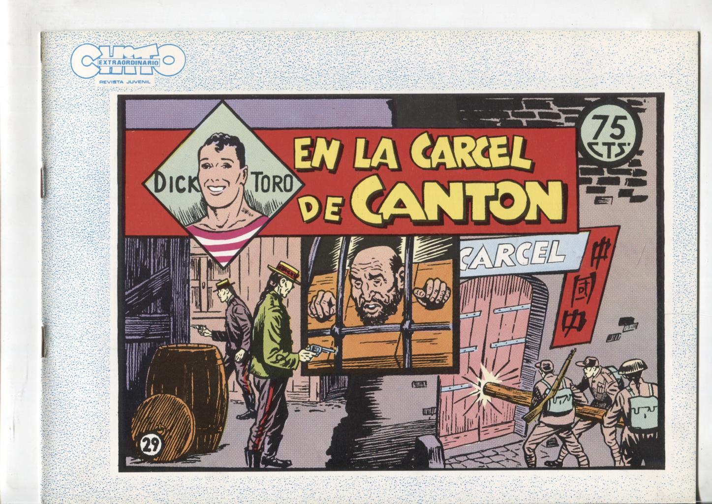 Dick Toro facsimil numero 29: En la carcel de Canton