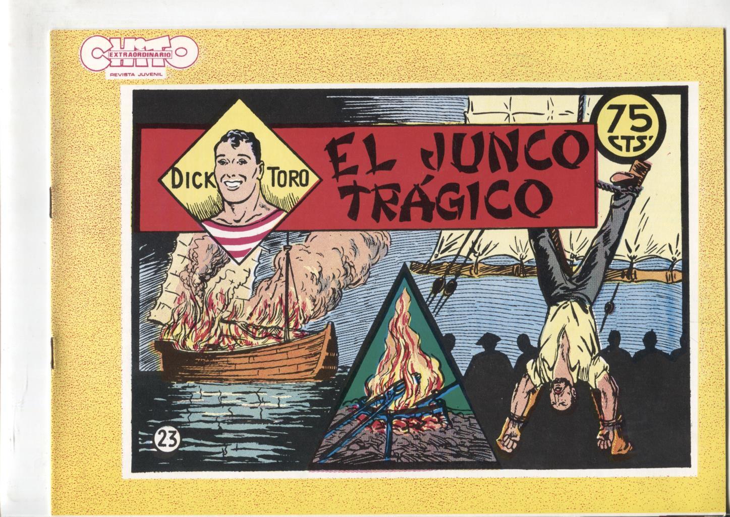 Dick Toro facsimil numero 23: El junco tragico