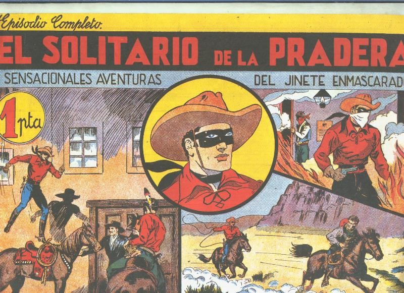 El Llanero Solitario  (Lone Ranger) facsimil: El solitario de la pradera