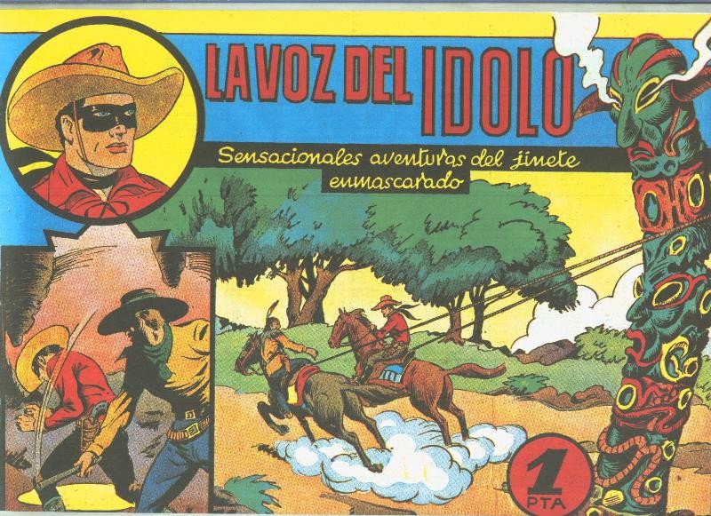 El Llanero Solitario  (Lone Ranger) facsimil: la voz del idolo