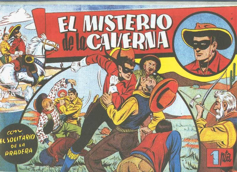 El Llanero Solitario  (Lone Ranger) facsimil: El misterio de la caverna