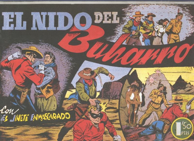 El Llanero Solitario  (Lone Ranger) facsimil: El nido del Buharro