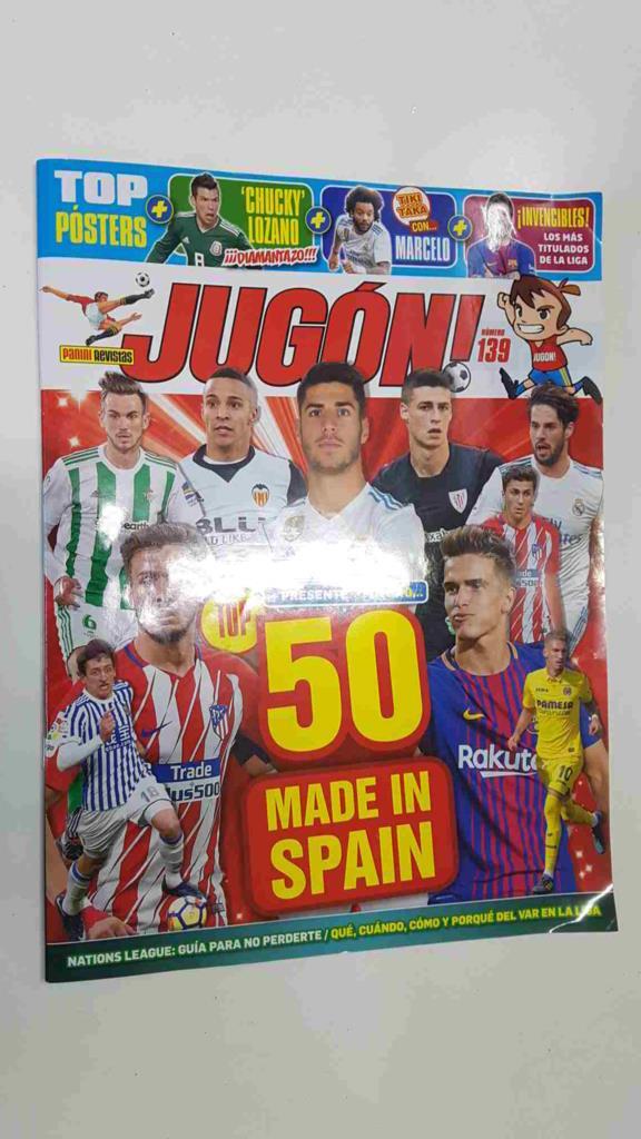 La liga Santander 2018-19, Coleccion oficial de cromos. Colecciones Este, Panini. Incluye 5 sobres