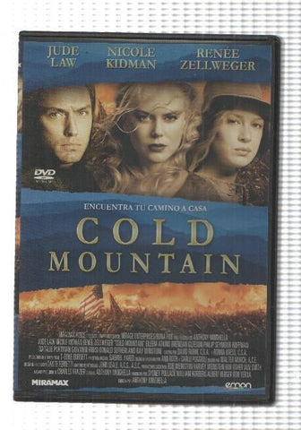 DVD: Cold Mountain, encuentra tu camino a casa. Jude Law - Nicole Kidman - Renee Zellweger