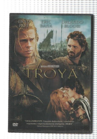 DVD, pelicula: Troya. Un film de Wolfgan Petersen con Eric Bana, Orlando Bloom y Brad Pitt